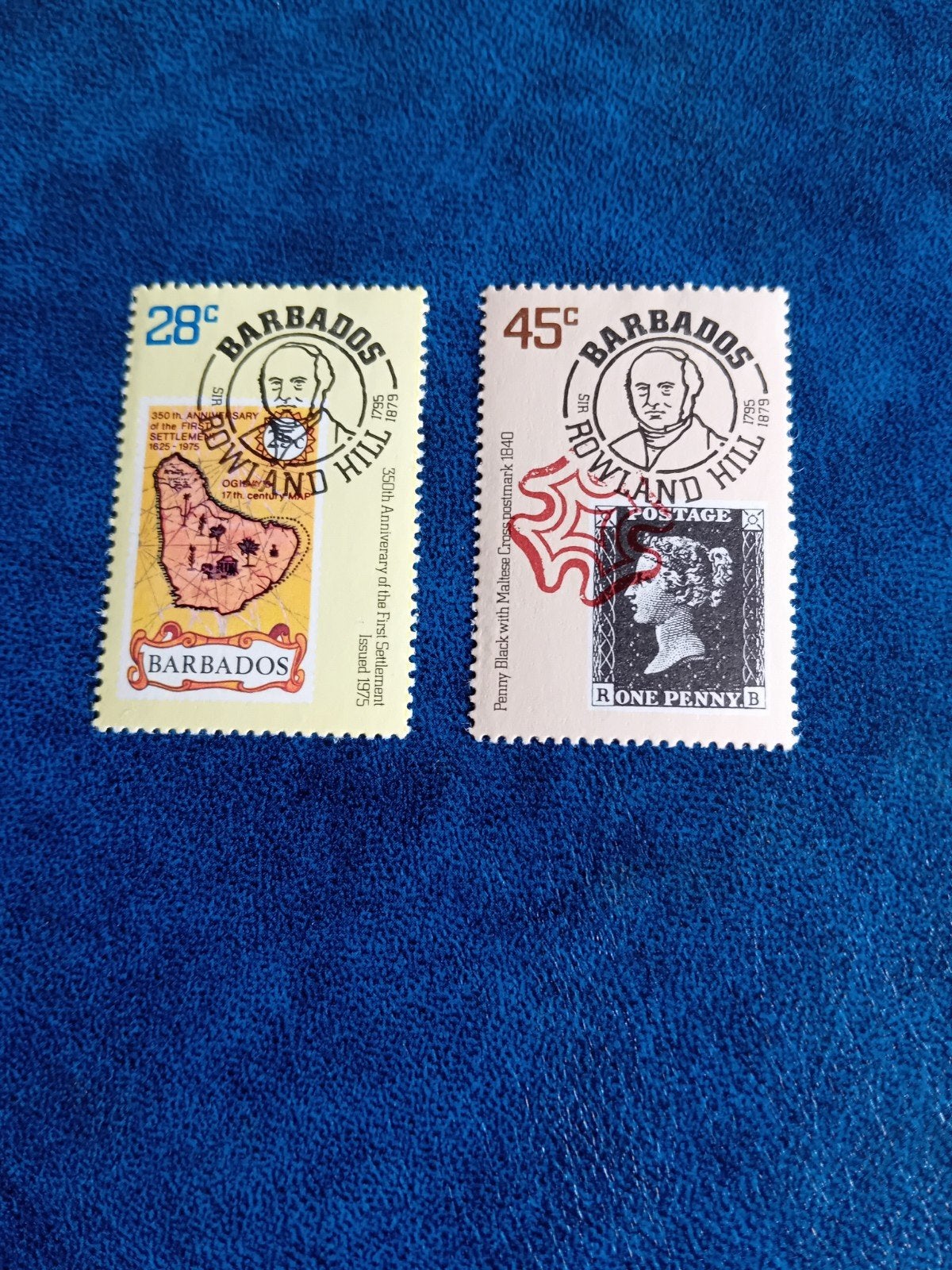 Barbados Postzegels: 350e Jubileum & Penny Black, Verzenden, Postfris