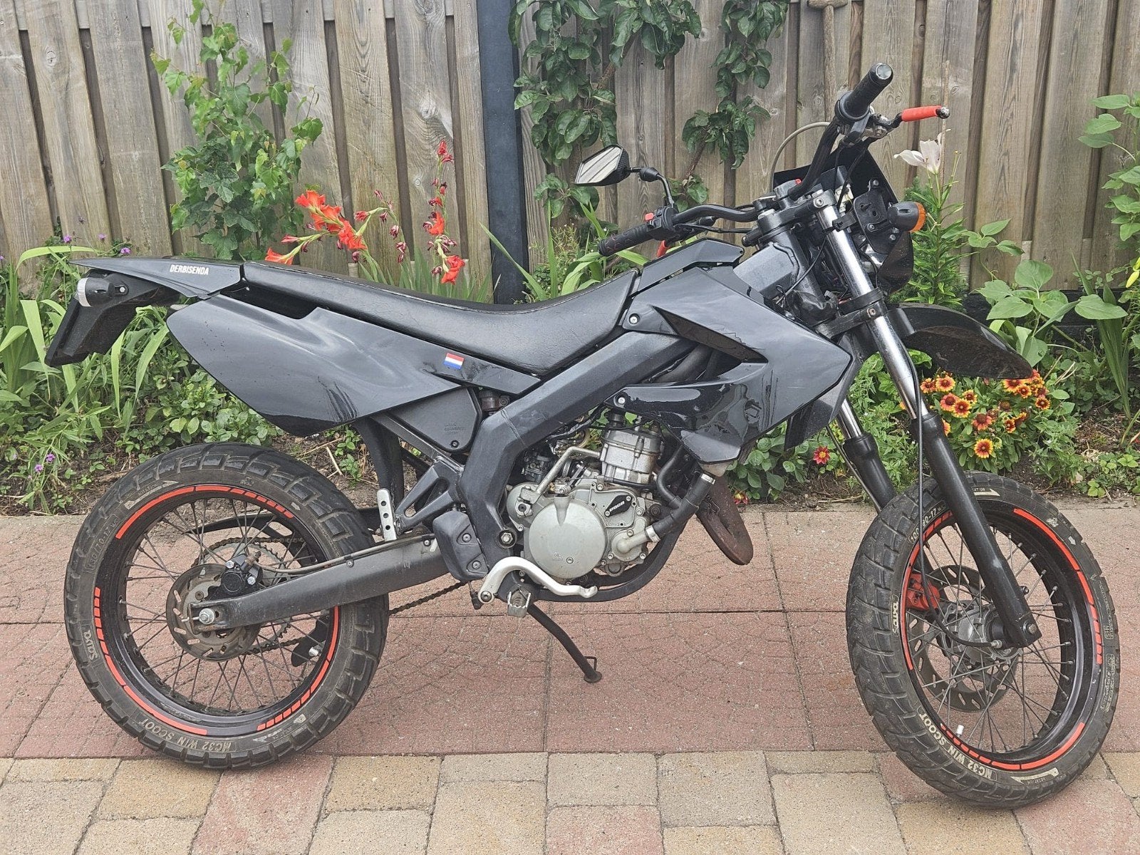 Mooie derbi senda sm drd ., Fietsen en Brommers, Ophalen, 6 versnellingen, Gebruikt, 50 cc