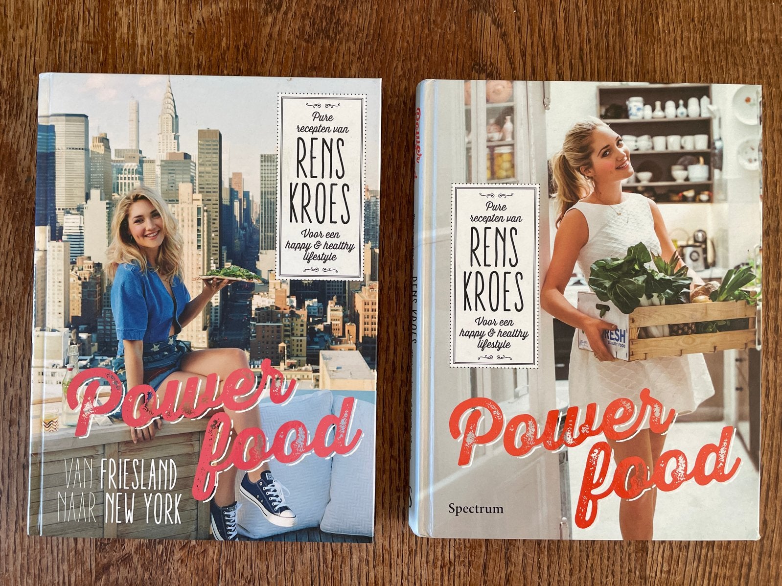 Powerfood kookboeken Rens Kroes (2 stuks), Boeken, Kookboeken, Ophalen of Verzenden, Zo goed als nieuw, Voorgerechten en Soepen