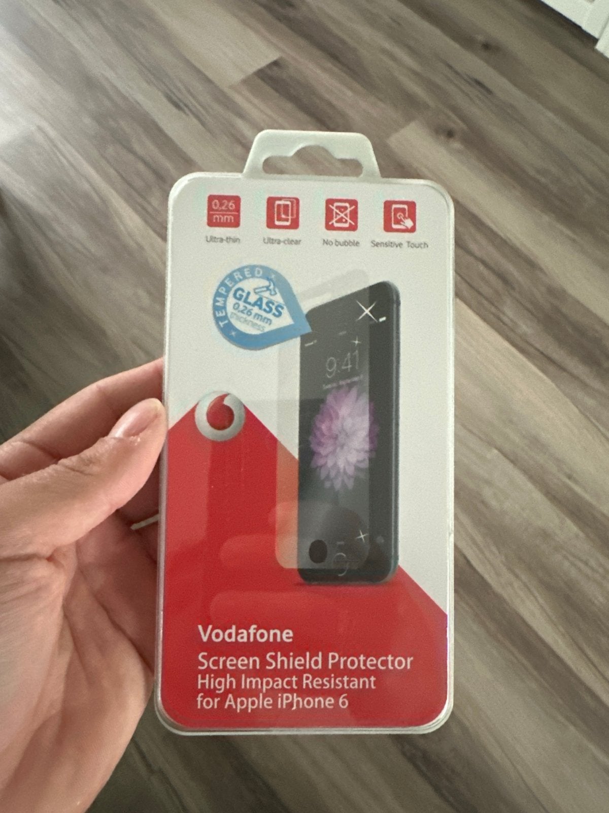 Vodafone Screen Shield Protector voor Apple iPhone 6, IPhone 6, Krasbestendig, Overige merken, Nieuw