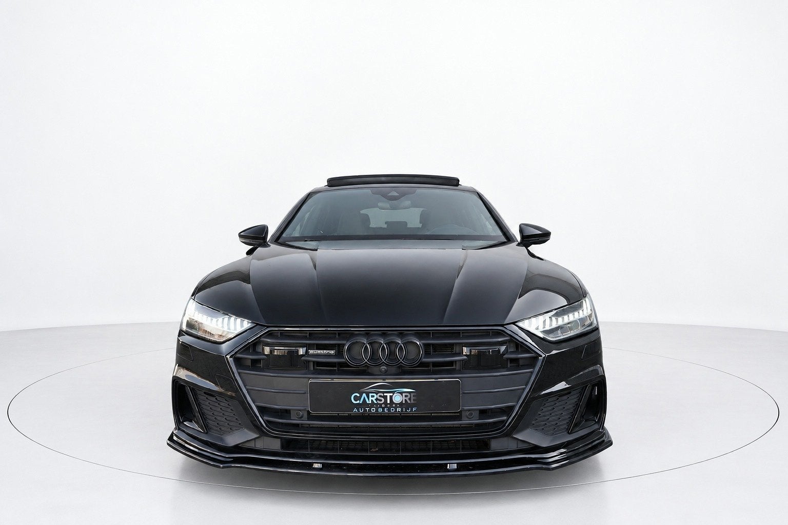 Audi A7 Sportback 55 TFSI e quattro 3x S LINE RS STOEL PANO, Auto's, Dealer onderhouden, Gebruikt, 4 cilinders, Zwart