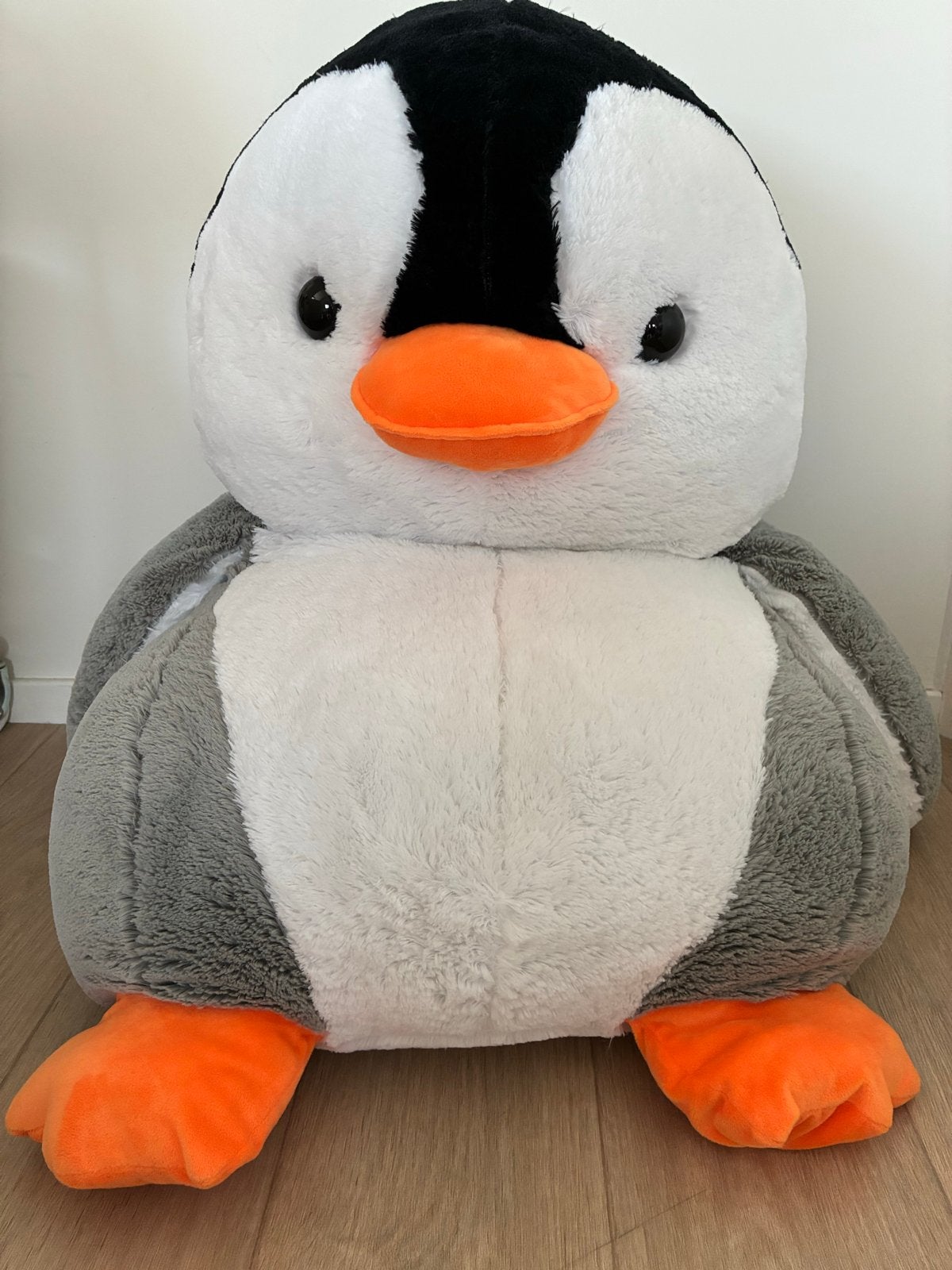 Mega grote pinguïn knuffel - Zo goed als nieuw, Kinderen en Baby's, Speelgoed | Knuffels en Pluche, Ophalen, Pinguïn, Zwart, Zo goed als nieuw