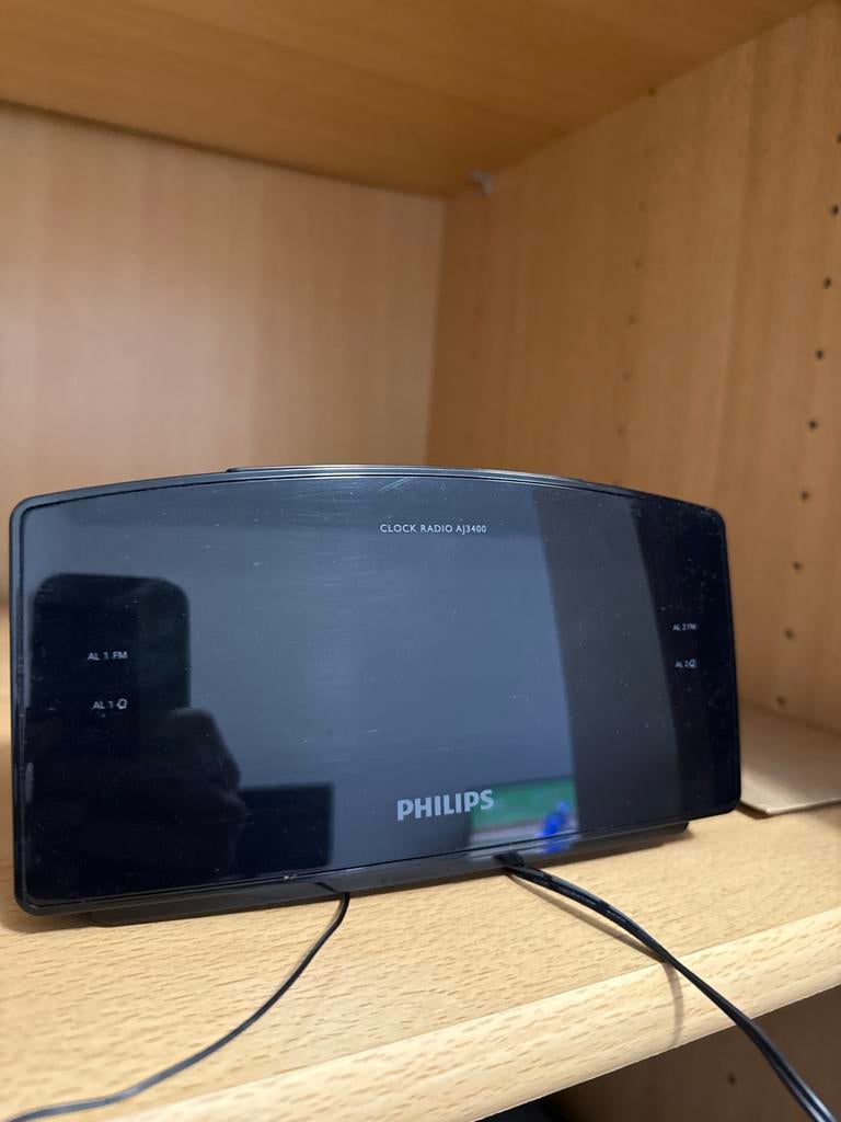 Philips Clock Radio AJ3400, Ophalen of Verzenden, Gebruikt, Radio