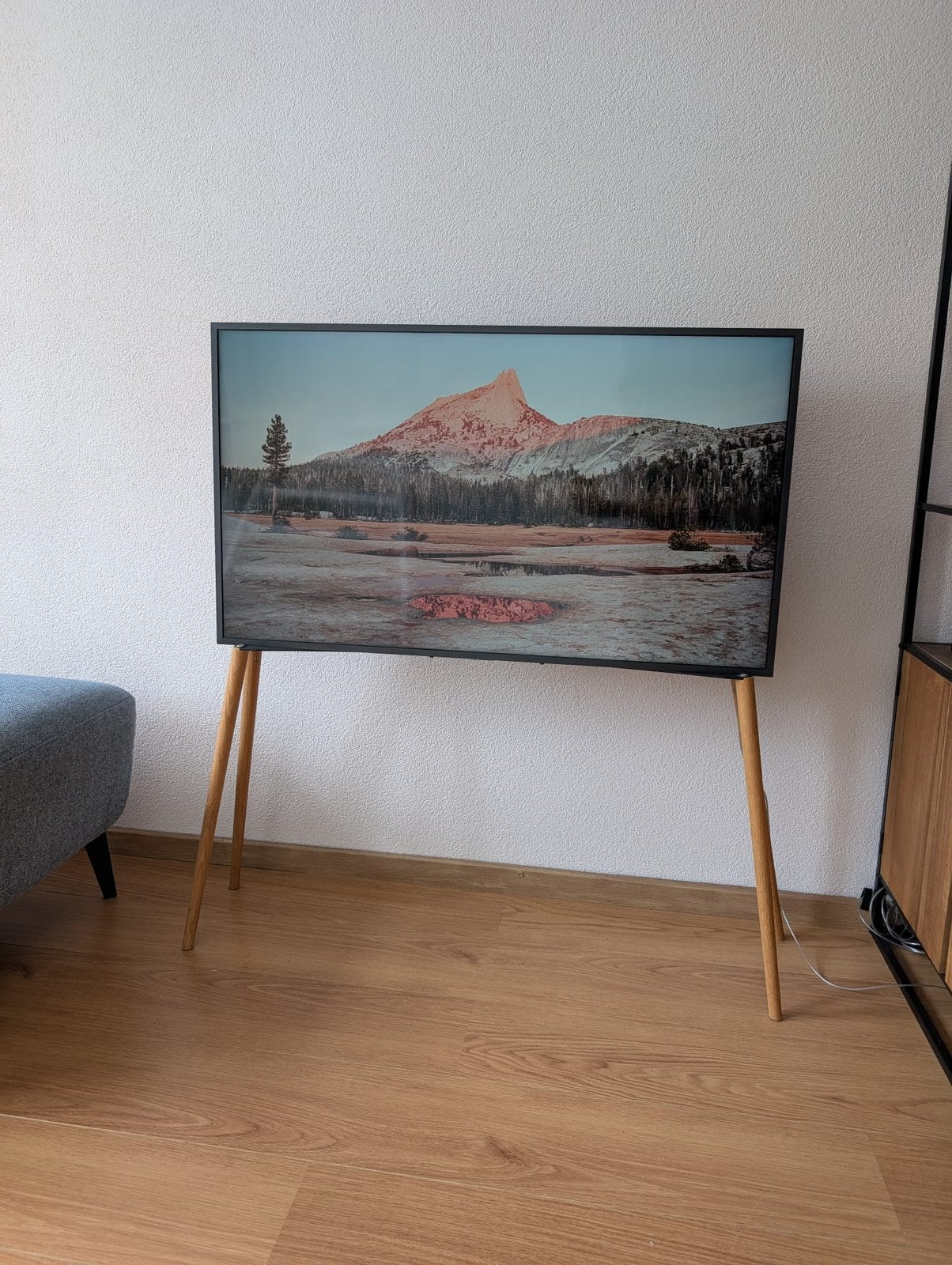 Samsung The Frame 43 inch incl. schildersezel en tv-beugel, Ophalen of Verzenden, Zo goed als nieuw