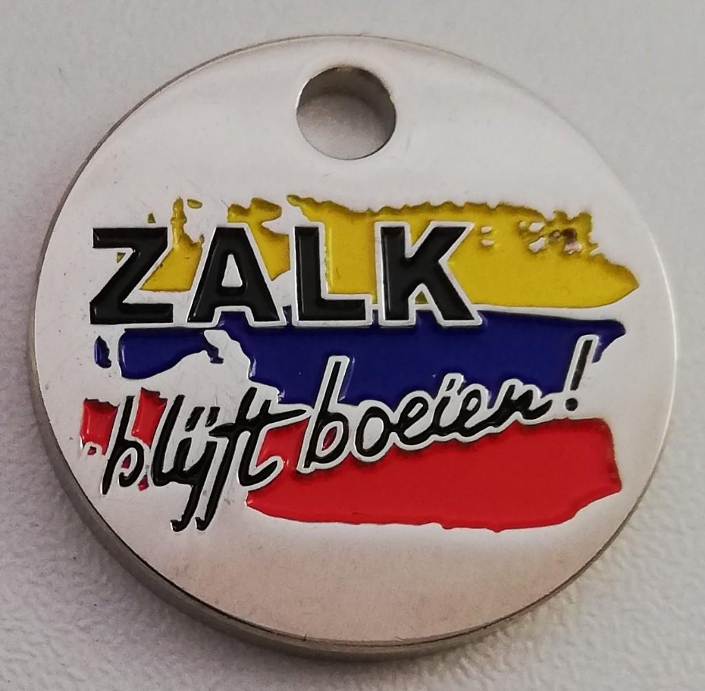 Winkelwagenmuntje dorp Zalk gemeente IJsselmuiden, Verzamelen, Ophalen of Verzenden