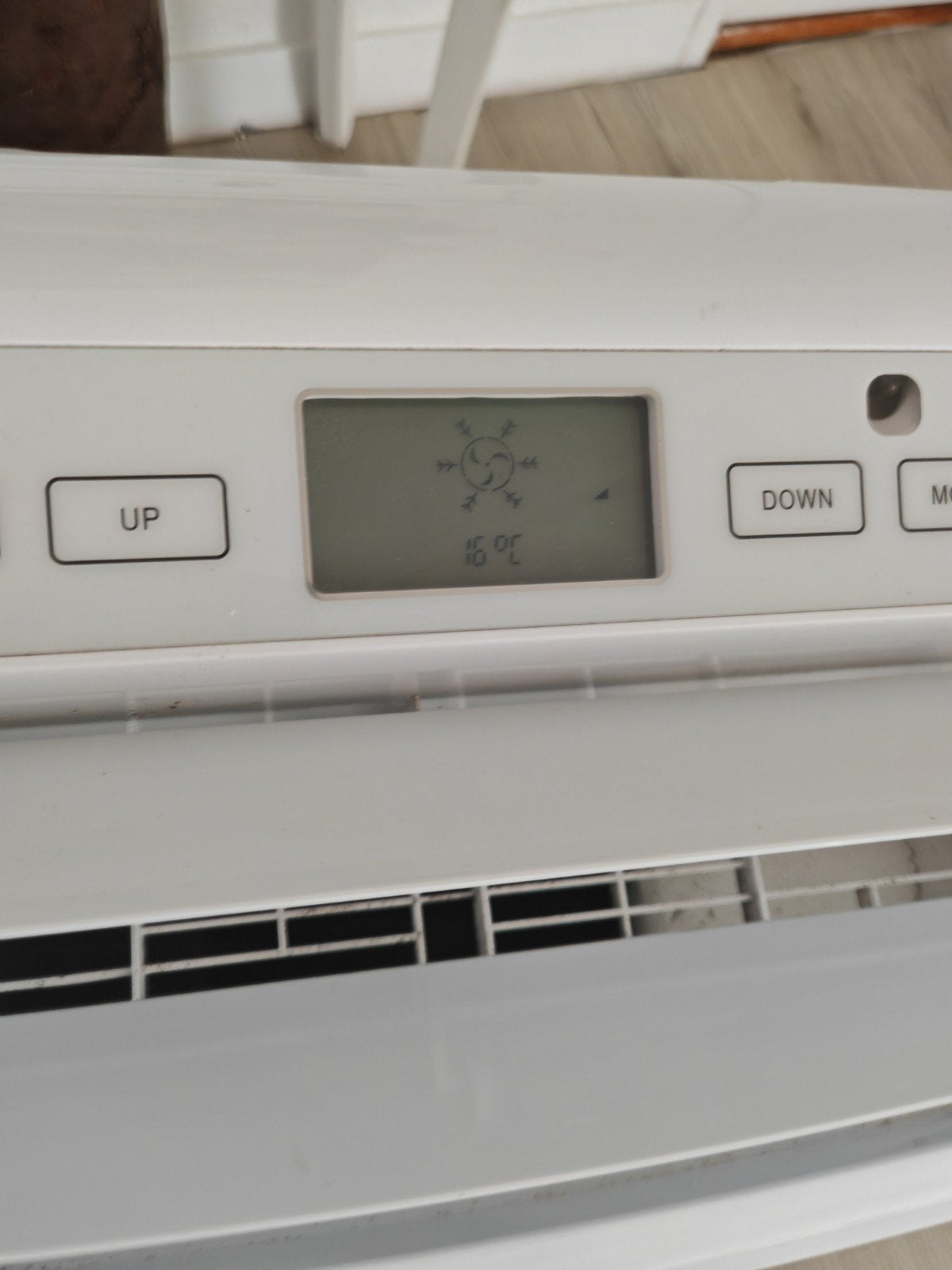Bijna nieuwe airco 12000 Btu, Ophalen, Timer, Minder dan 60 m³, 3 snelheden of meer