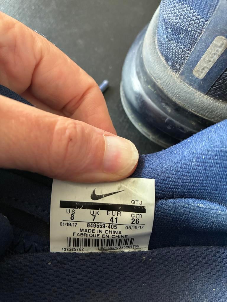Nike Air Max 2017 - Donkerblauwe Sneakers Maat 41, Kleding | Dames, Schoenen, Ophalen, Gedragen, Blauw, Sneakers of Gympen