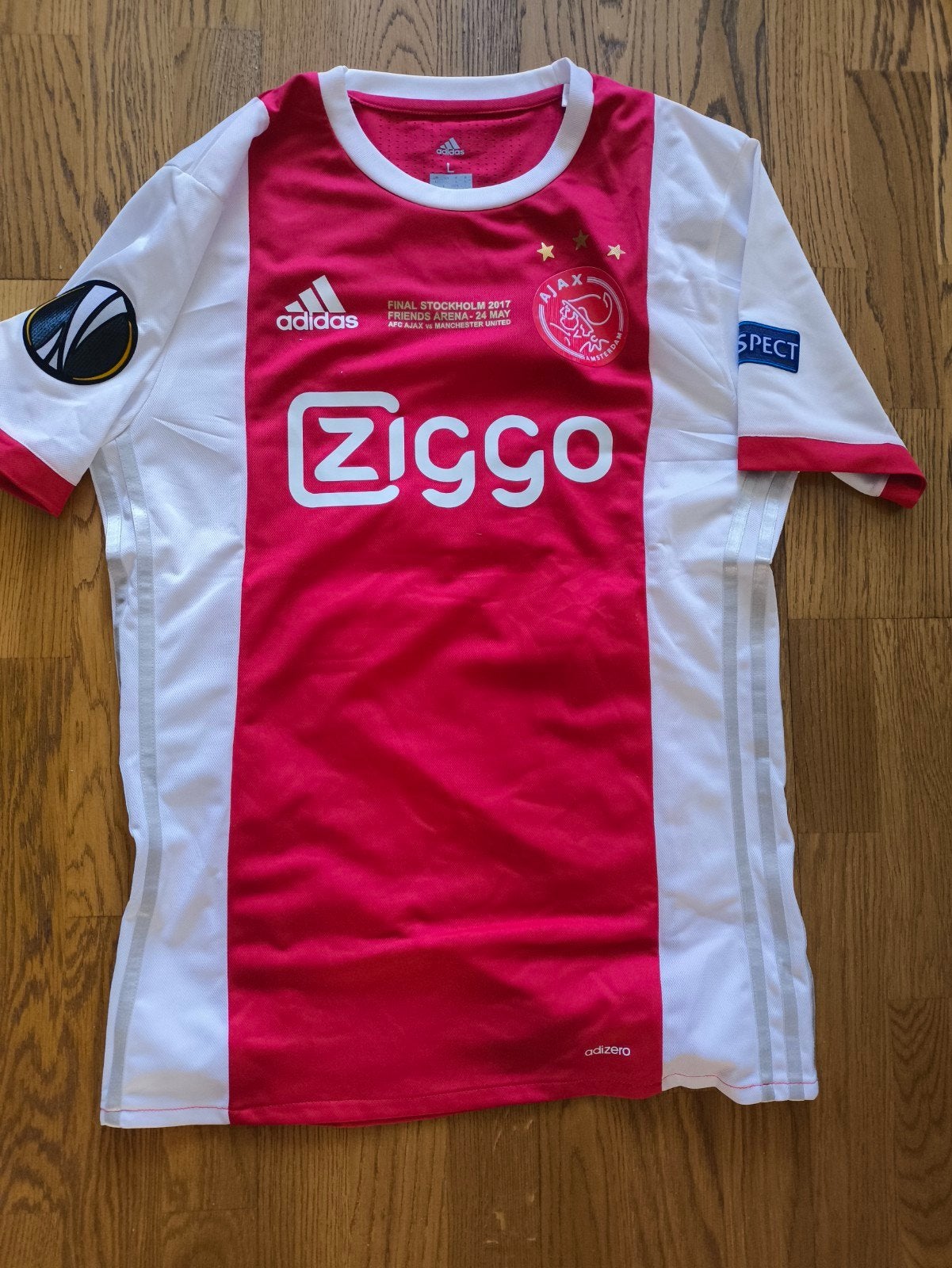 Ajax Thuisshirt 2017 Finale Stockholm De Ligt 36, Ophalen, Zo goed als nieuw, Ajax, Overige typen