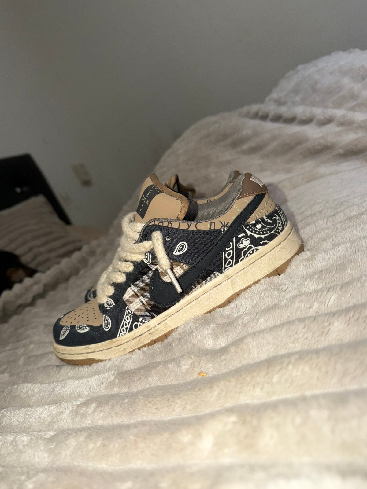 TRAVIS SCOT DUNKS LOW 36, Ophalen of Verzenden, Zo goed als nieuw, Bruin