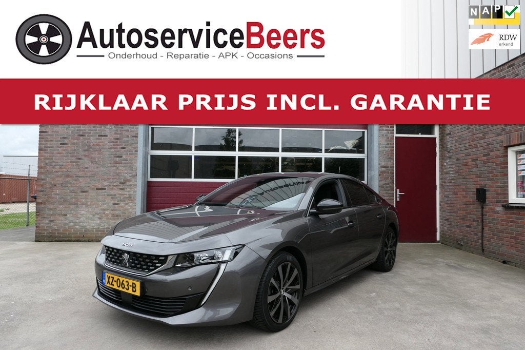 Peugeot 508 1.6 PureTech GT Line, Super Mooi!, Premium Audio, Auto's, Peugeot, Bedrijf, Te koop, 360° camera, ABS, Achteruitrijcamera