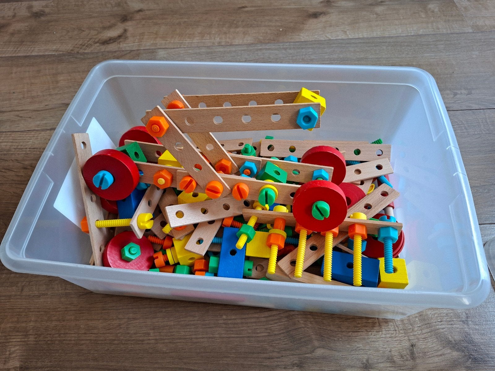play tive Constructie blokken, hout/plastic, Ophalen, Zo goed als nieuw, Overige merken
