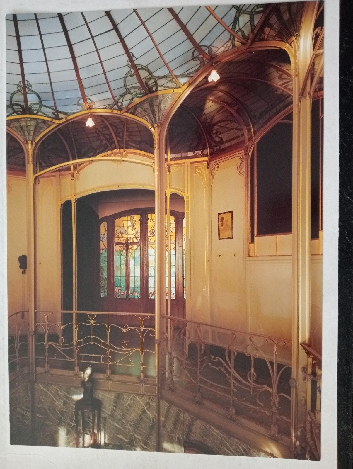 Viktor Horta fotoprint Art Nouveau, Ophalen of Verzenden