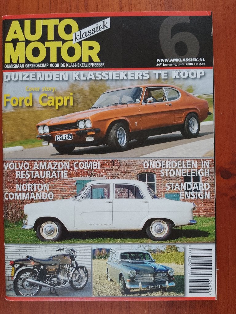 Auto Motor Klassiek 6 2008 Ford Capri, Standard Ensign, Verzenden, Nieuw, Ford