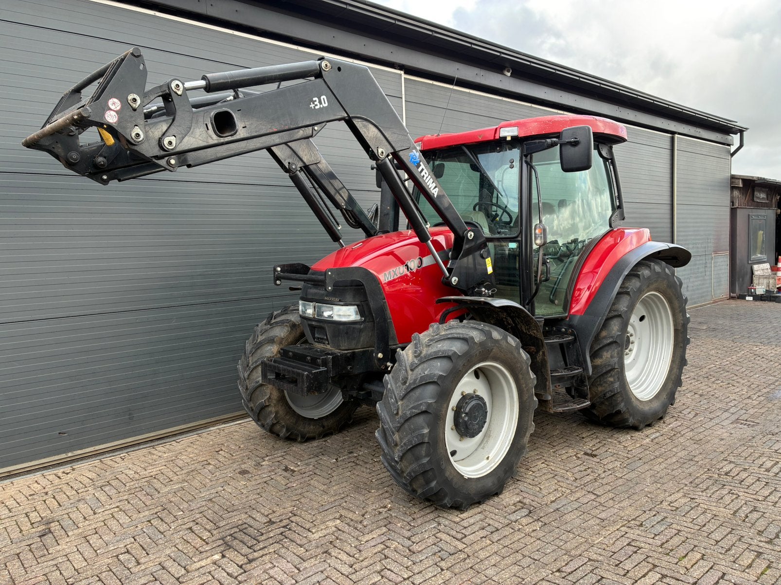 CASE MXU 100 frontlader luchtrem, Zakelijke goederen, Ophalen, 80 tot 120 Pk, Gebruikt, Case IH