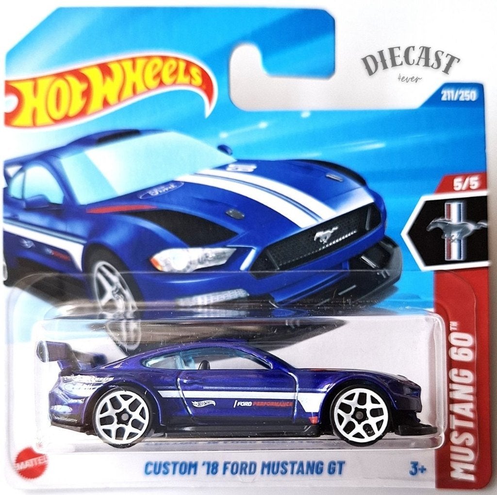 Hot Wheels Custom '18 Ford Mustang GT, Ophalen, Nieuw, Auto