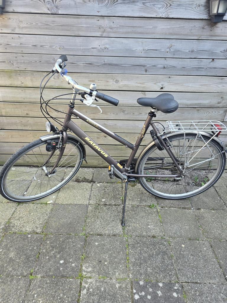 Mooie Batavus herenfiets te koop - Goede staat, Gebruikt, Velgrem, Versnellingen, Batavus