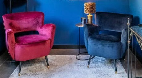 2 Prachtige fauteuils RIVIERA MAISON, Huis en Inrichting, Ophalen, Zo goed als nieuw, 75 tot 100 cm, 50 tot 75 cm