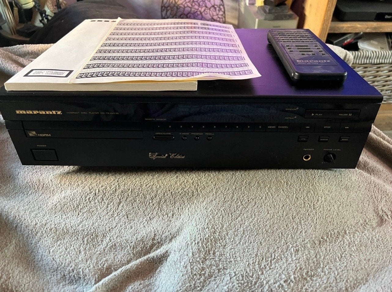 Marantz CD-72 mkII SE Compact Disc Speler, Ophalen, Zo goed als nieuw, Marantz