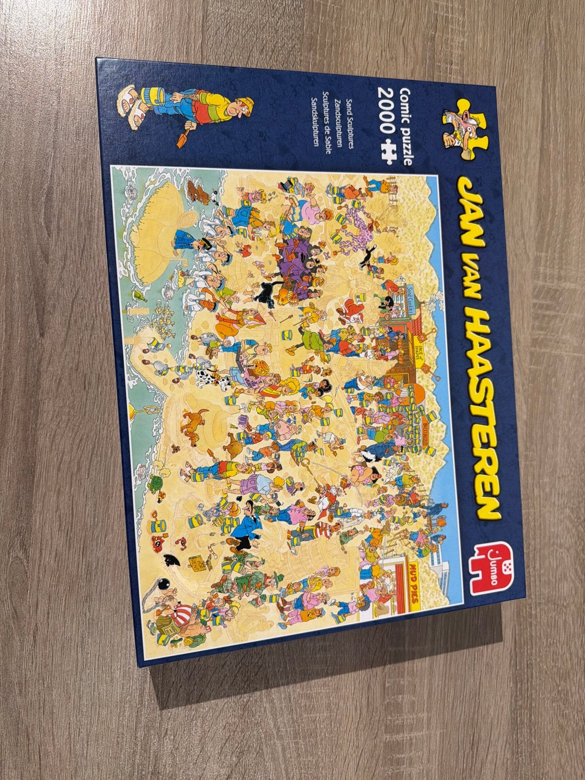 Jan van Haasteren Zandsculpturen 2000 stukjes, Hobby en Vrije tijd, Denksport en Puzzels, Ophalen of Verzenden, Meer dan 1500 stukjes