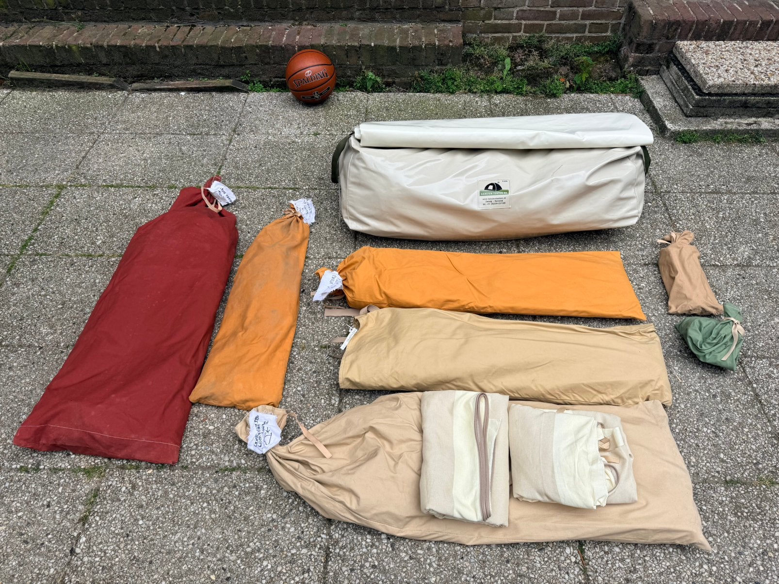 Karsten Family 350 oppomptent, Caravans en Kamperen, Tenten, tot en met 5, Gebruikt, Ophalen