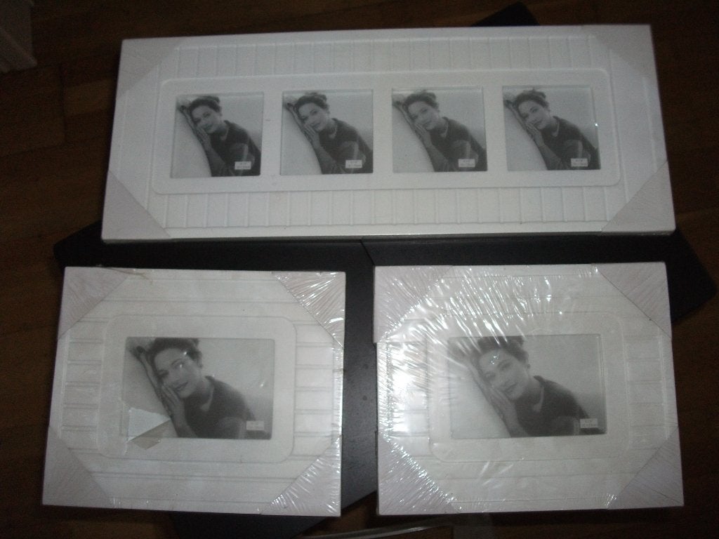 3 fotolijsten wit nieuw, Audio, Tv en Foto, Fotografie | Fotolijsten, Ophalen of Verzenden, Nieuw, Voor meerdere foto's, Hout