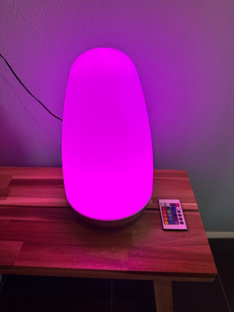 Kleurveranderende RGB LED lamp, Huis en Inrichting, Ophalen of Verzenden, Zo goed als nieuw, Overige fittingen