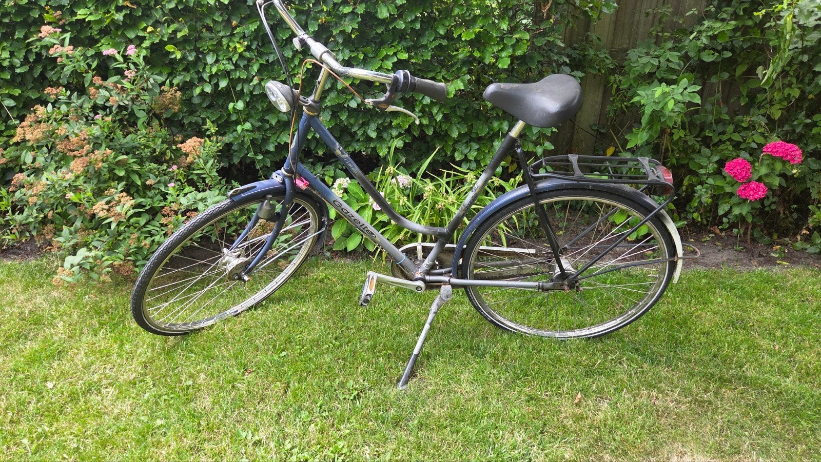 Gazelle damesfiets - Blauw, Gebruikt (stationsfiets), Ophalen, Gebruikt, Velgrem, Versnellingen