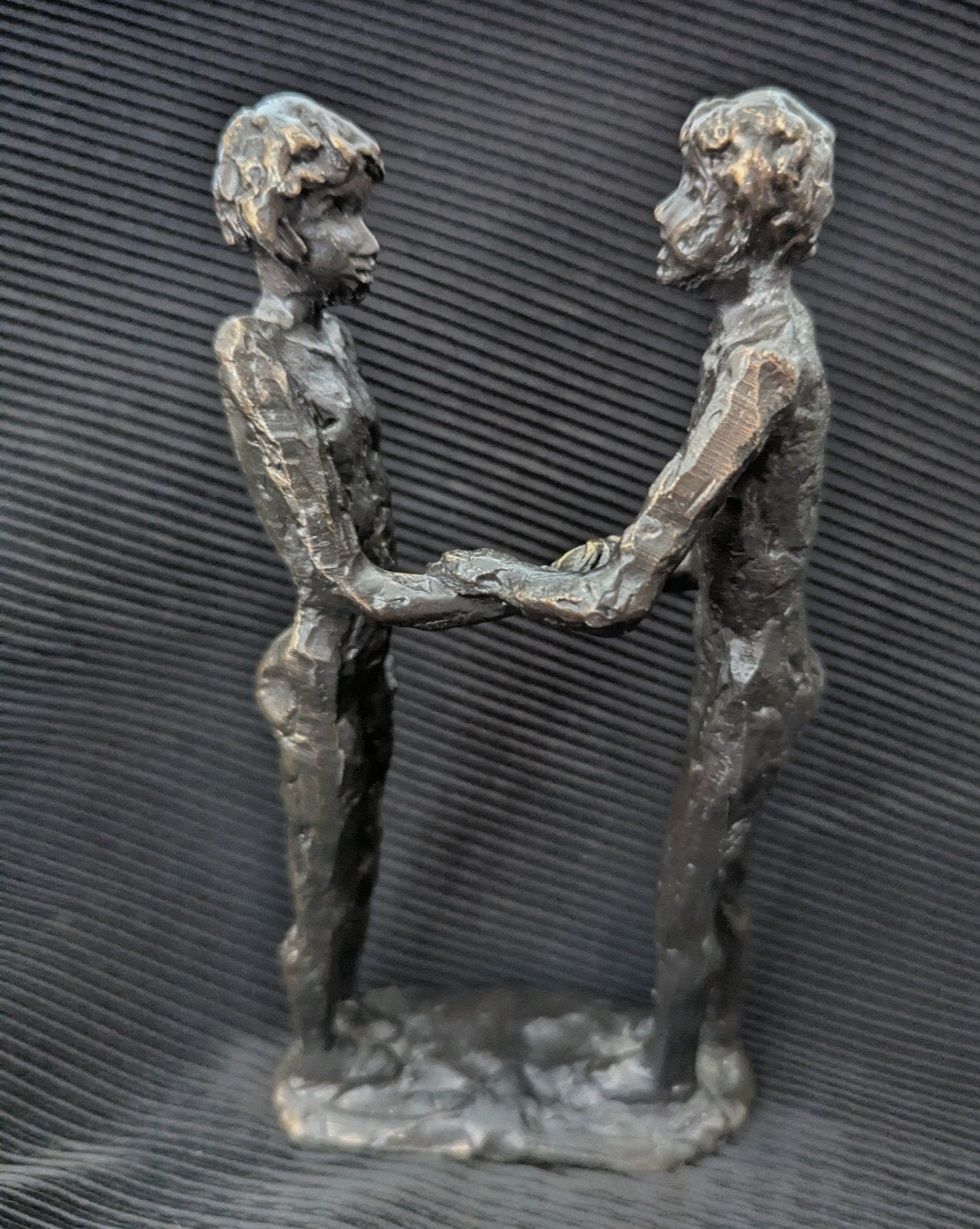 Bronzen beeld, Ophalen of Verzenden, Zo goed als nieuw, Mens