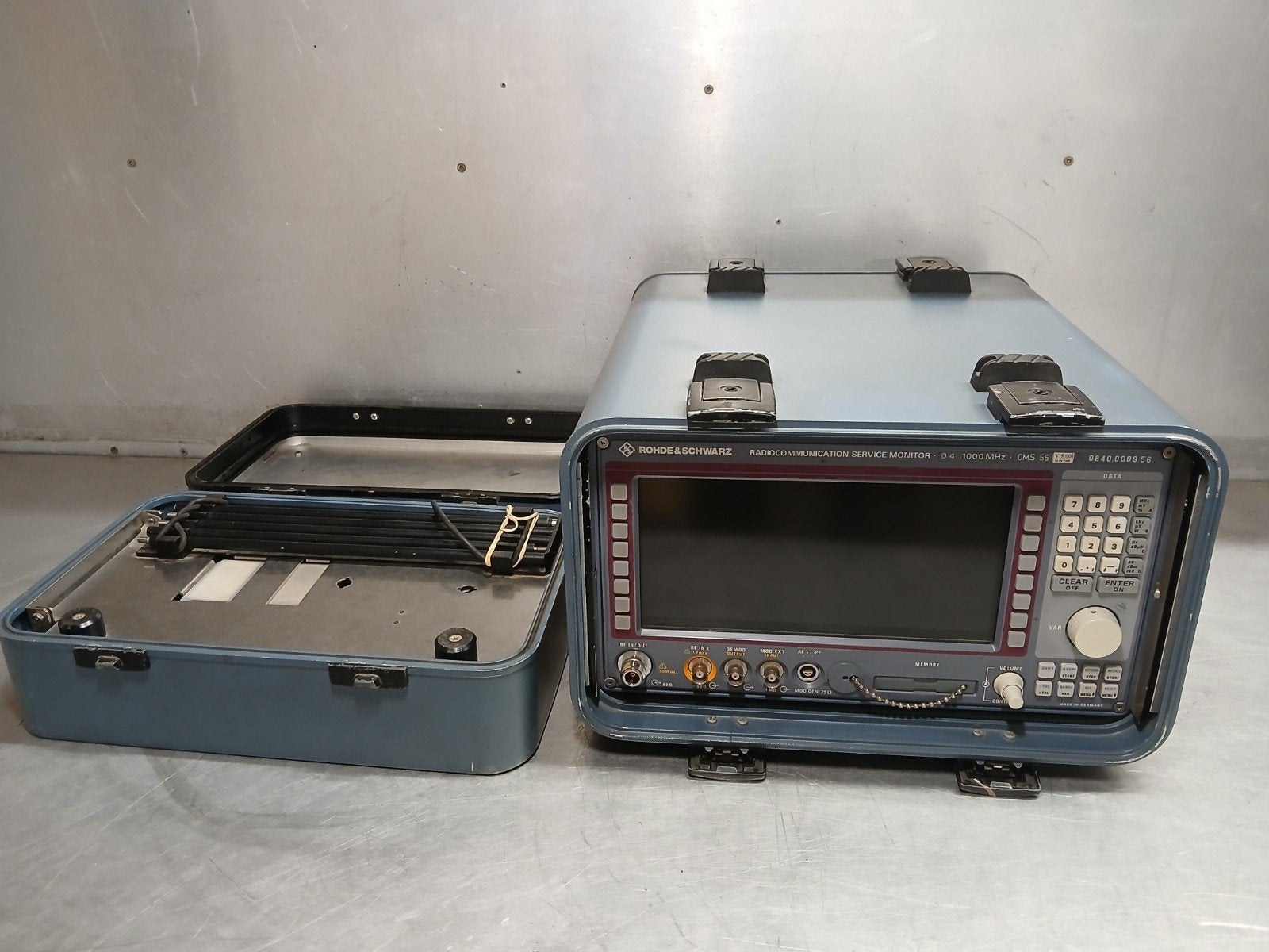 Rohde & Schwarz CMS 56 Radiocommunication Service Monitor, Gebruikt, Elektriciteit, Ophalen of Verzenden