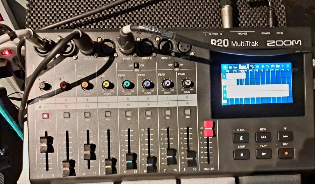 ZOOM R20 Multitrack recorder, Audio, Tv en Foto, Professionele Audio-, Tv- en Video-apparatuur, Verzenden, Zo goed als nieuw, Audio