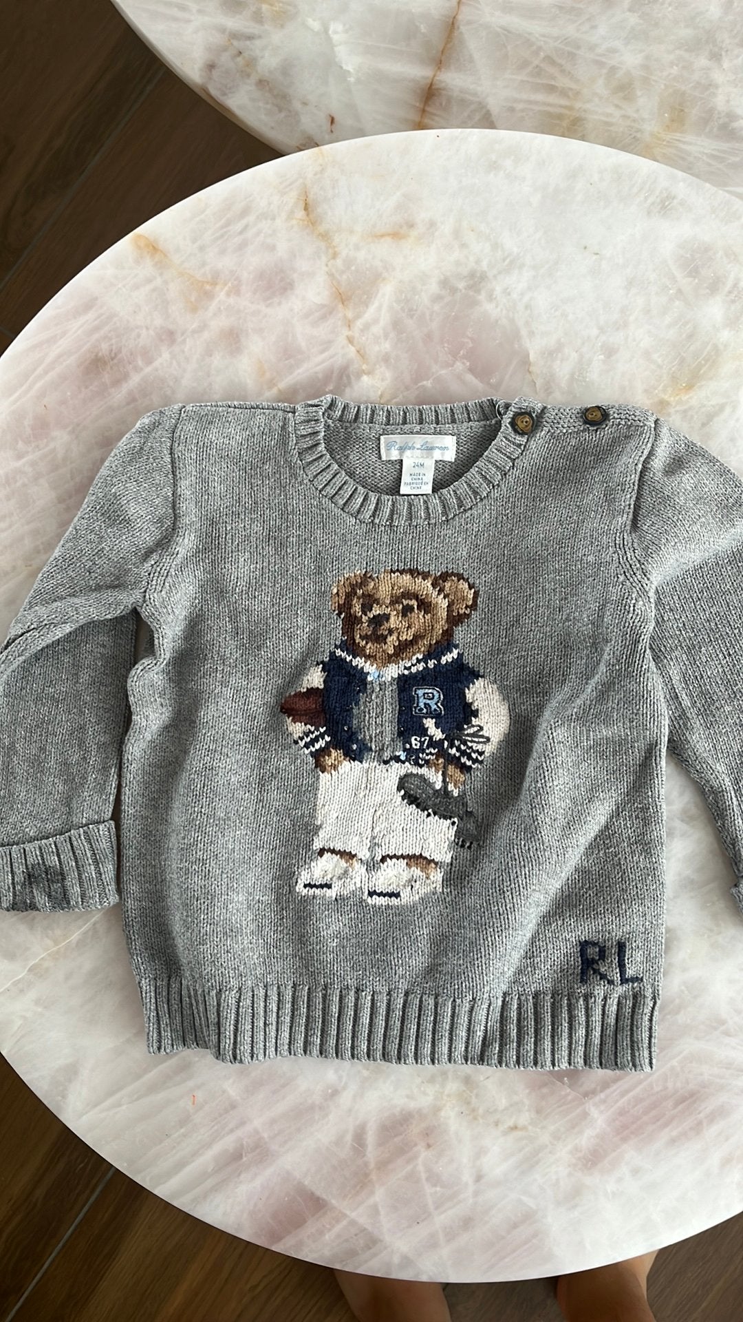 Originele trui Ralph Lauren 2 jaar, Kinderen en Baby's, Ophalen of Verzenden, Zo goed als nieuw, Jongen, Trui of Vest