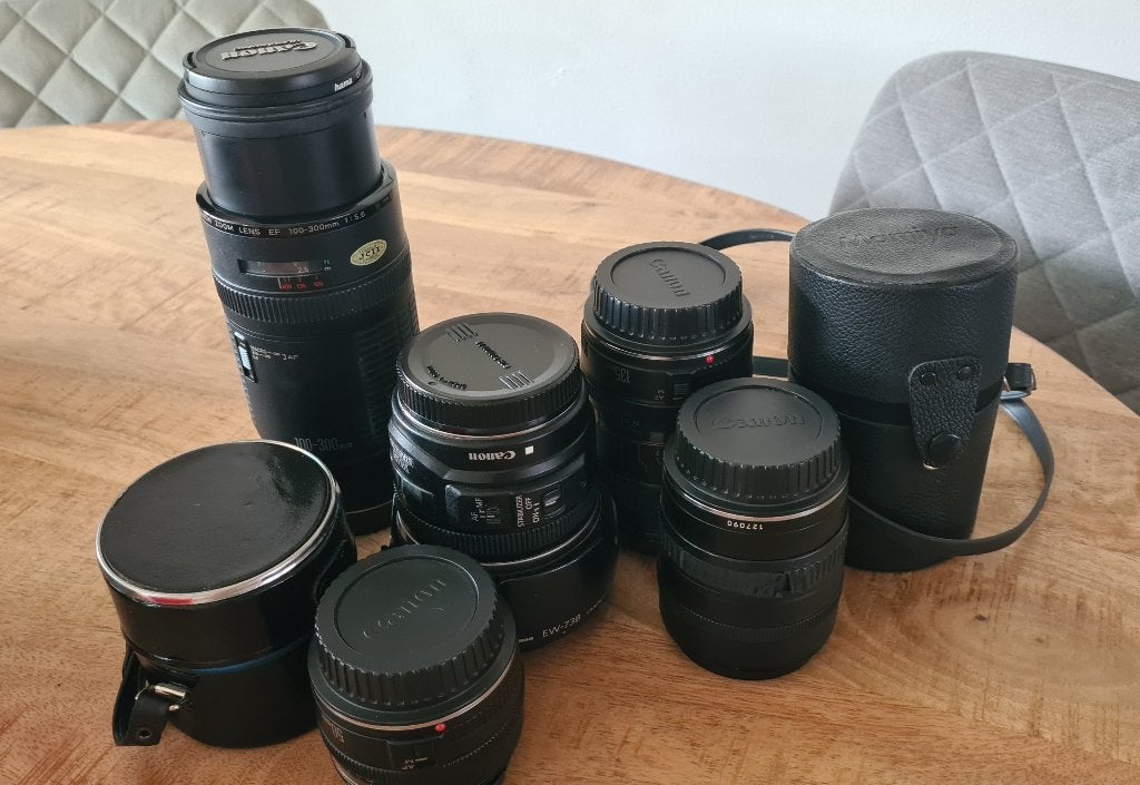 Canon lenzen diverse, Audio, Tv en Foto, Fotografie | Lenzen en Objectieven, Ophalen, Canon, Overige typen, Macrofunctie