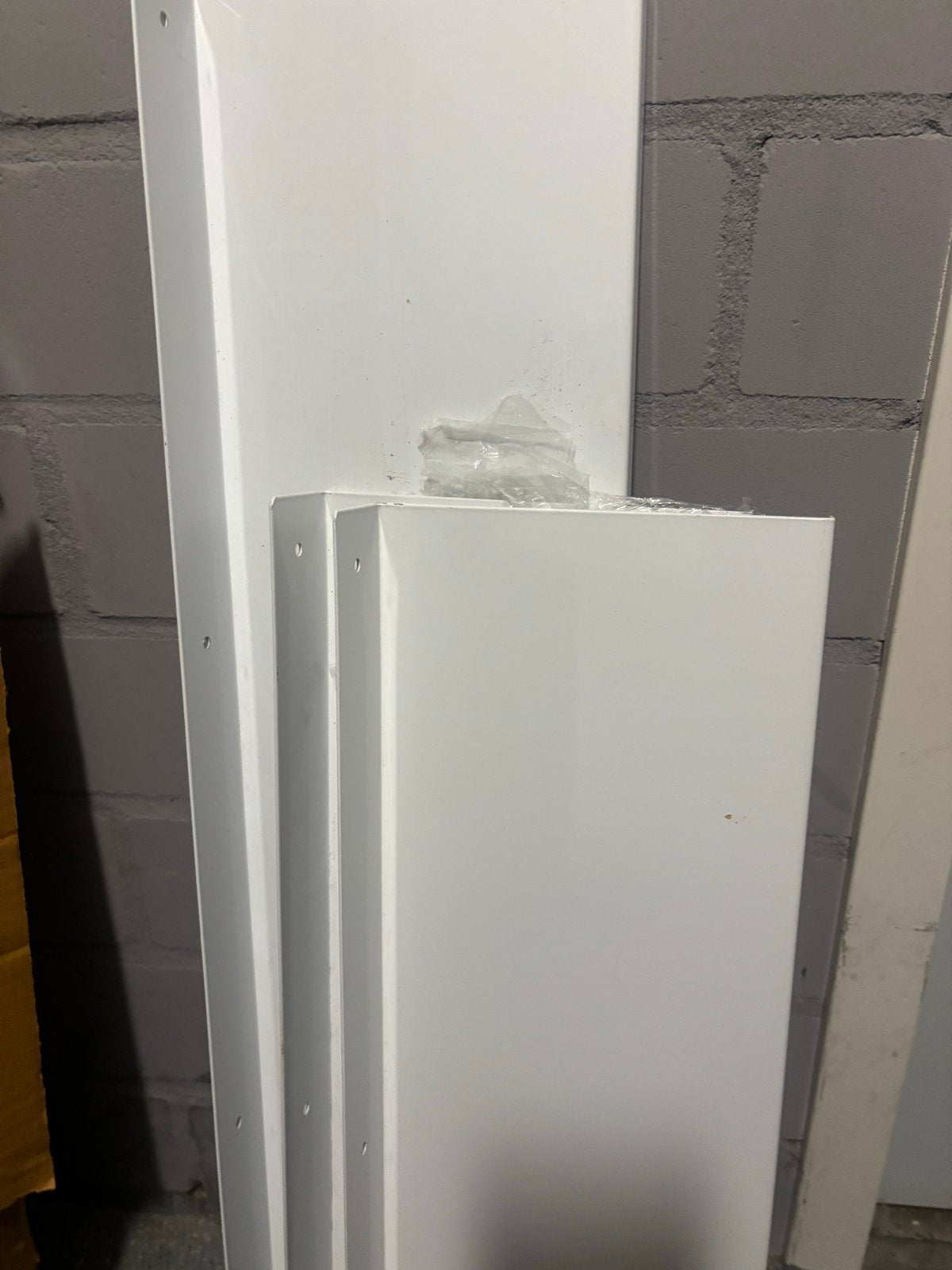 3 metalen wandplanken IKEA, Ophalen, Zo goed als nieuw