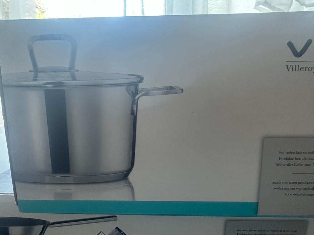 Villeroy & Boch Viv Kookpan met Deksel - 20 cm, Kookpan of Snelkookpan, Inductieplaat, Nieuw, Ophalen of Verzenden
