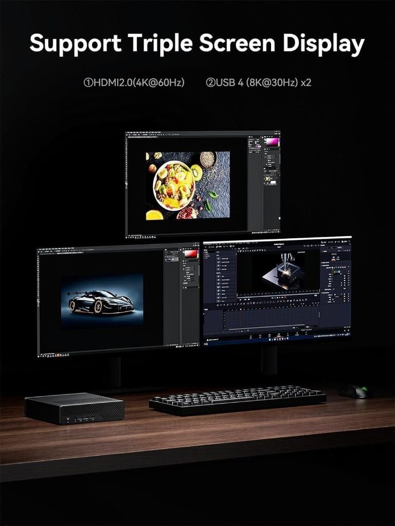 Minisforum MS-01-S1290,  Intel Core i9-12900H, Barebone, Minisforum, Intel Core i9, Ophalen of Verzenden, Zo goed als nieuw