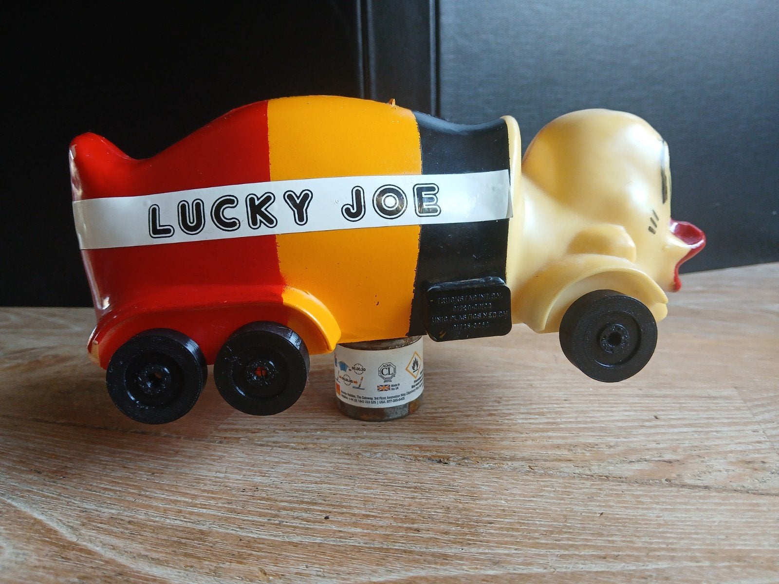 Lucky Joe ,, Holland Duck Belgie Duck Truck mascotte, Ophalen of Verzenden, Gebruikt, Auto's