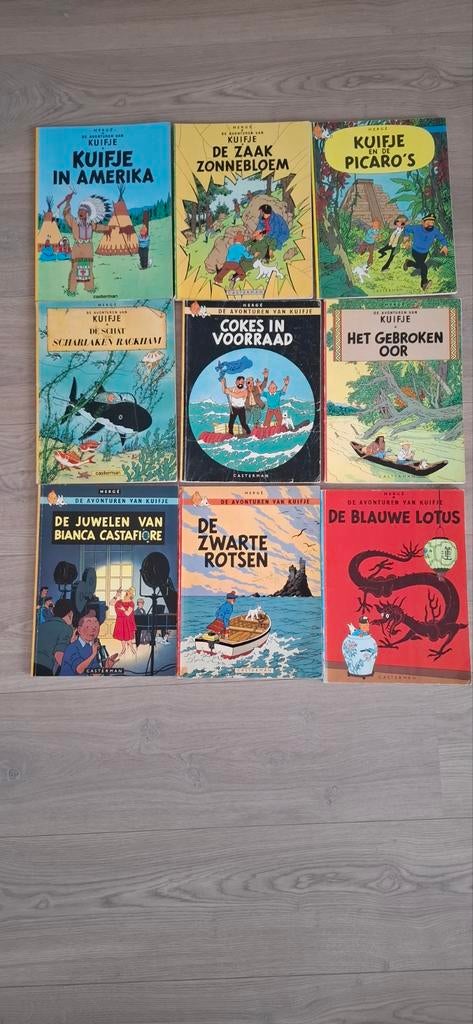 Grote collectie Kuifje stripboeken (26 stuks), Meerdere stripboeken, Ophalen, Gelezen, Hergé