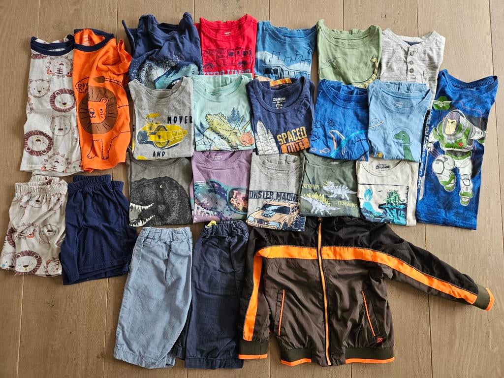 21-delige zomerkleding set jongen 5 jaar inclusief zomerjas, Ophalen of Verzenden, Gebruikt, Maat 116