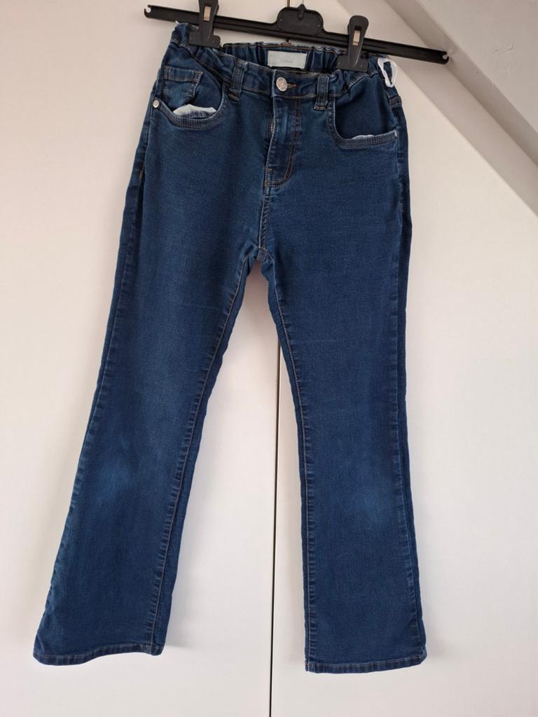 2 meidenjeans maat 164, Ophalen, Gebruikt, Meisje, Broek