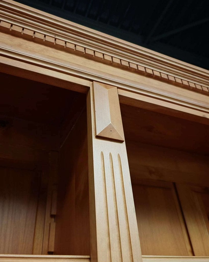 Geweldige grote klassieke boekenkast | Bibliotheekkast #3433, Gebruikt, -, 200 cm of meer, -