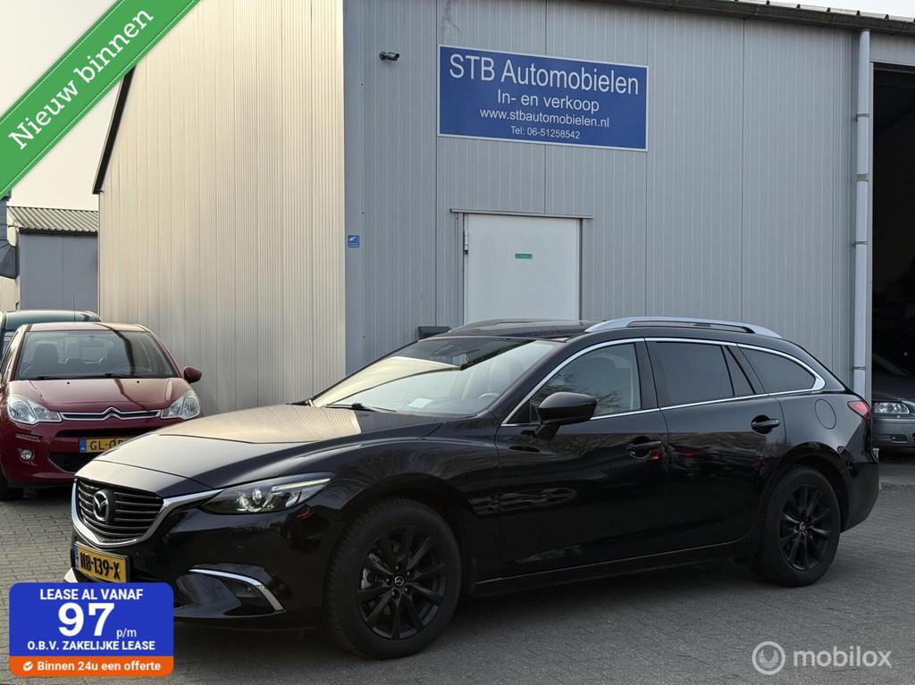 Mazda 6 Sportbreak 2.2D SkyActiv-D 150 Skylease GT, Ex BPM, Auto's, 730 kg, Gebruikt, Euro 6, 4 cilinders
