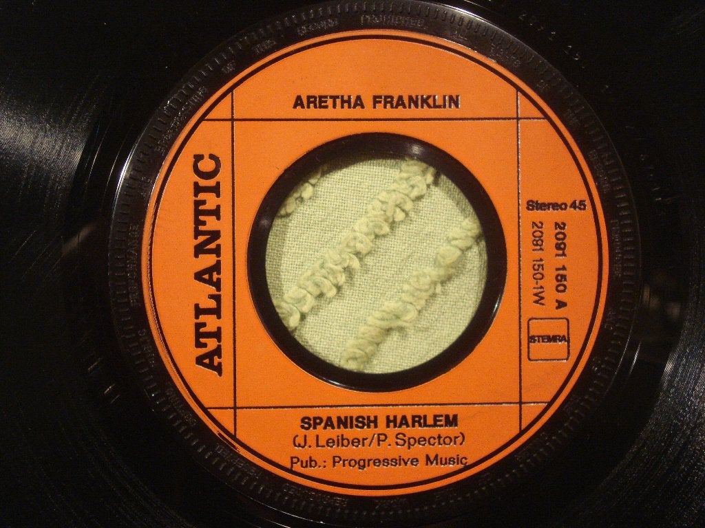 Aretha Franklin 7" Vinyl Single: ‘Spanish Harlem’ (NL), Ophalen of Verzenden, Gebruikt, 7 inch, Pop