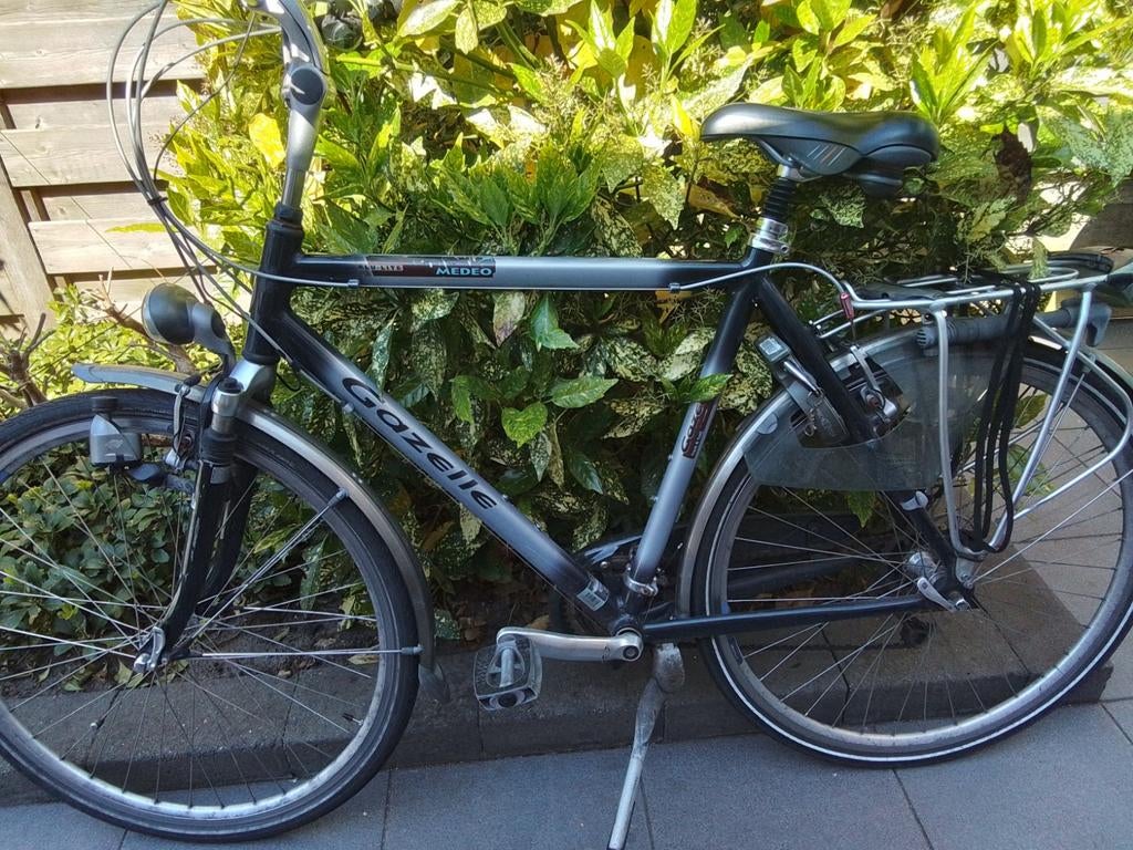 Gazelle Medeo Alu-Lite Herenfiets - Gebruikt, Fietsen en Brommers, Ophalen, Velgrem, Versnellingen, Gazelle