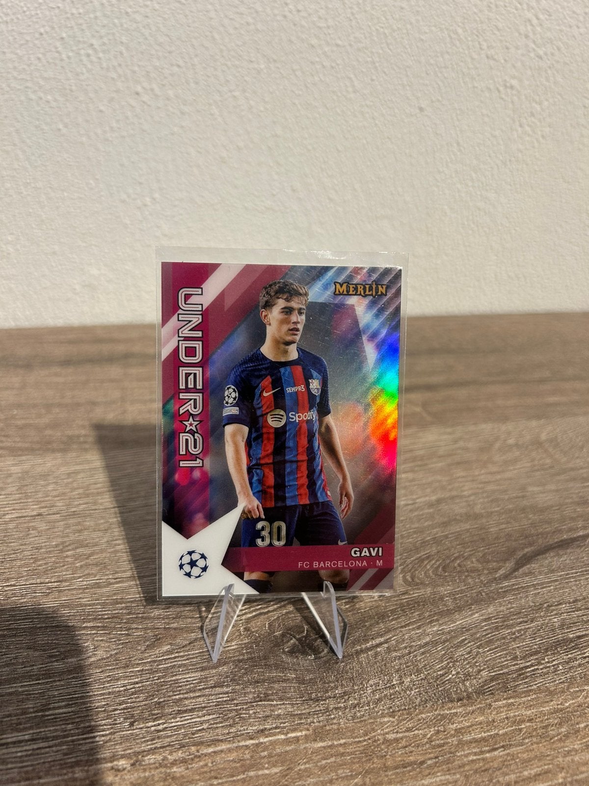 Gavi 2022-23 Topps Merlin UCL Under-21 #U21-6, Ophalen of Verzenden, Zo goed als nieuw, Buitenlandse clubs, Poster, Plaatje of Sticker