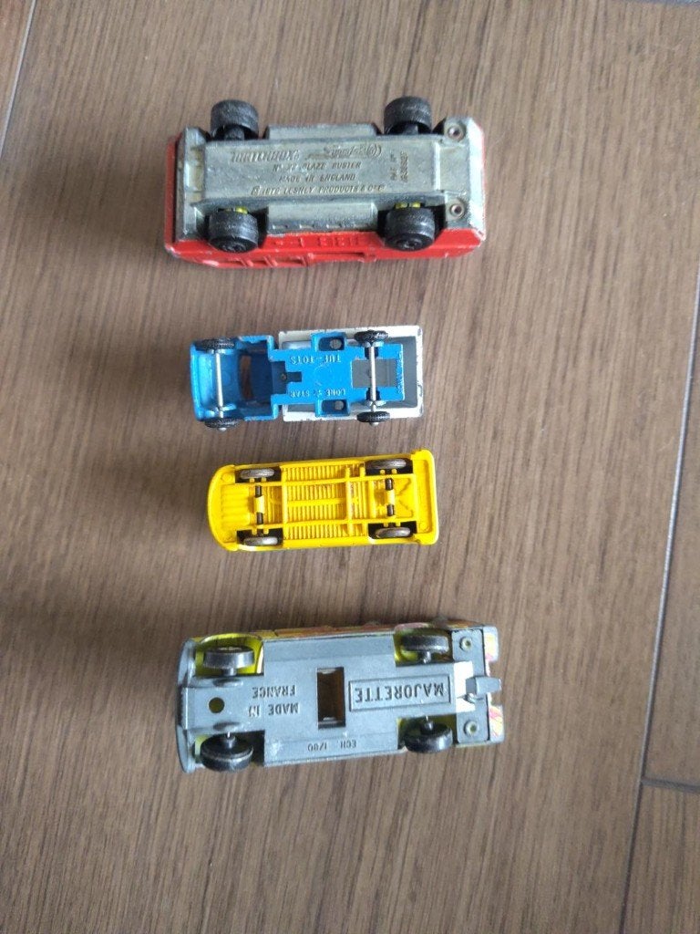 Partij vintage modelauto’s Matchbox Lone Star Majorette, Ophalen of Verzenden, Gebruikt