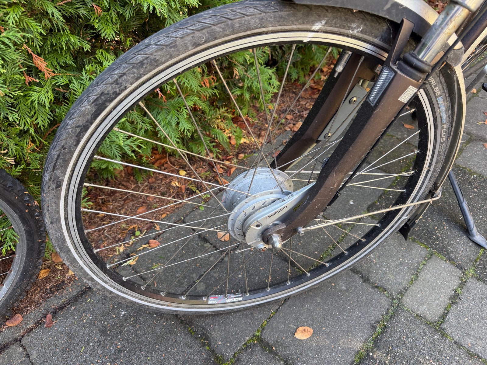 Gazelle electrisch voorwiel 5 pins met band, Ophalen, Gebruikt, Elektrische fiets, Overige typen