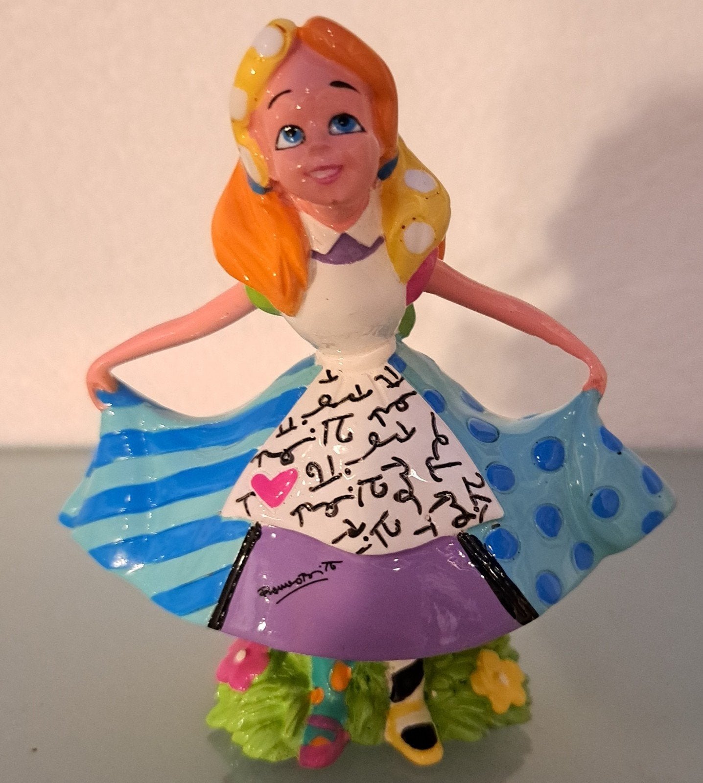 Romero Britto Disney mini Alice in Wonderland, Verzamelen, Disney, Ophalen of Verzenden, Overige figuren, Nieuw, Beeldje of Figuurtje
