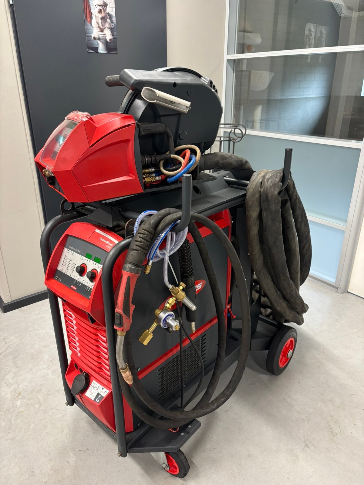 FRONIUS TRANSSTEEL5000 2 JAAR OUD AANTOONBAAR PERFECTE STAAT, Ophalen of Verzenden, Zo goed als nieuw, 250 ampère of meer, Co2