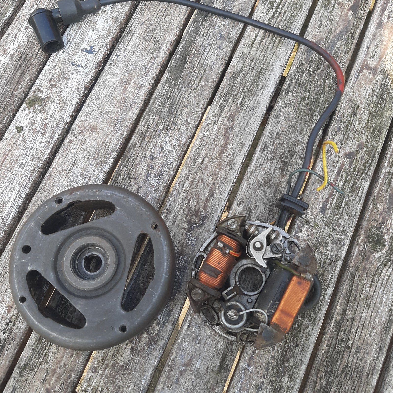 complete ontsteking, komt van rijdende brommer, Ophalen of Verzenden, Blok