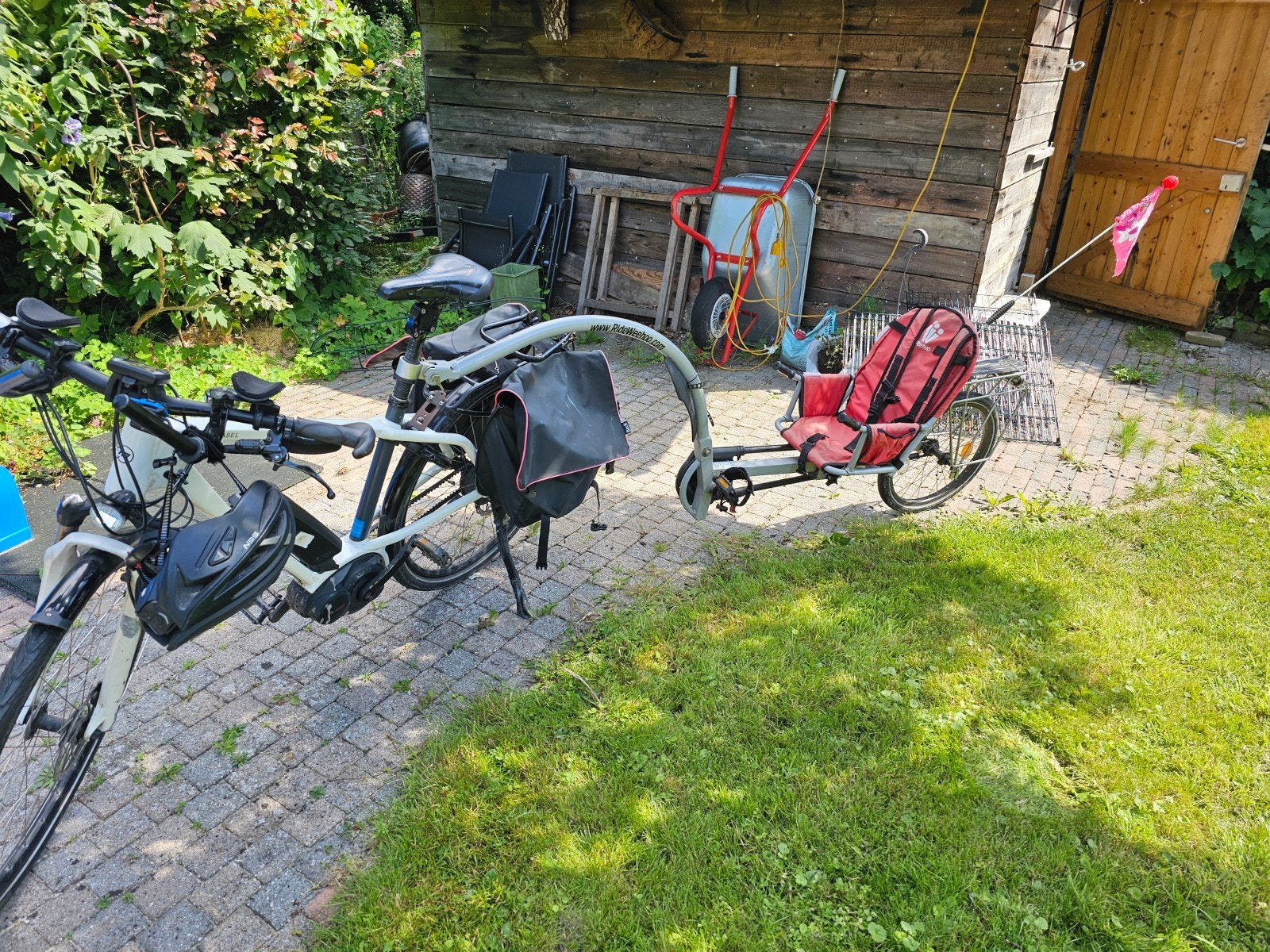 Weehoo Aanhangfiets voor Kinderen - Comfortabel & Veilig, Fietsen en Brommers, Ophalen, Gebruikt, Minder dan 20 kg, Weehoo
